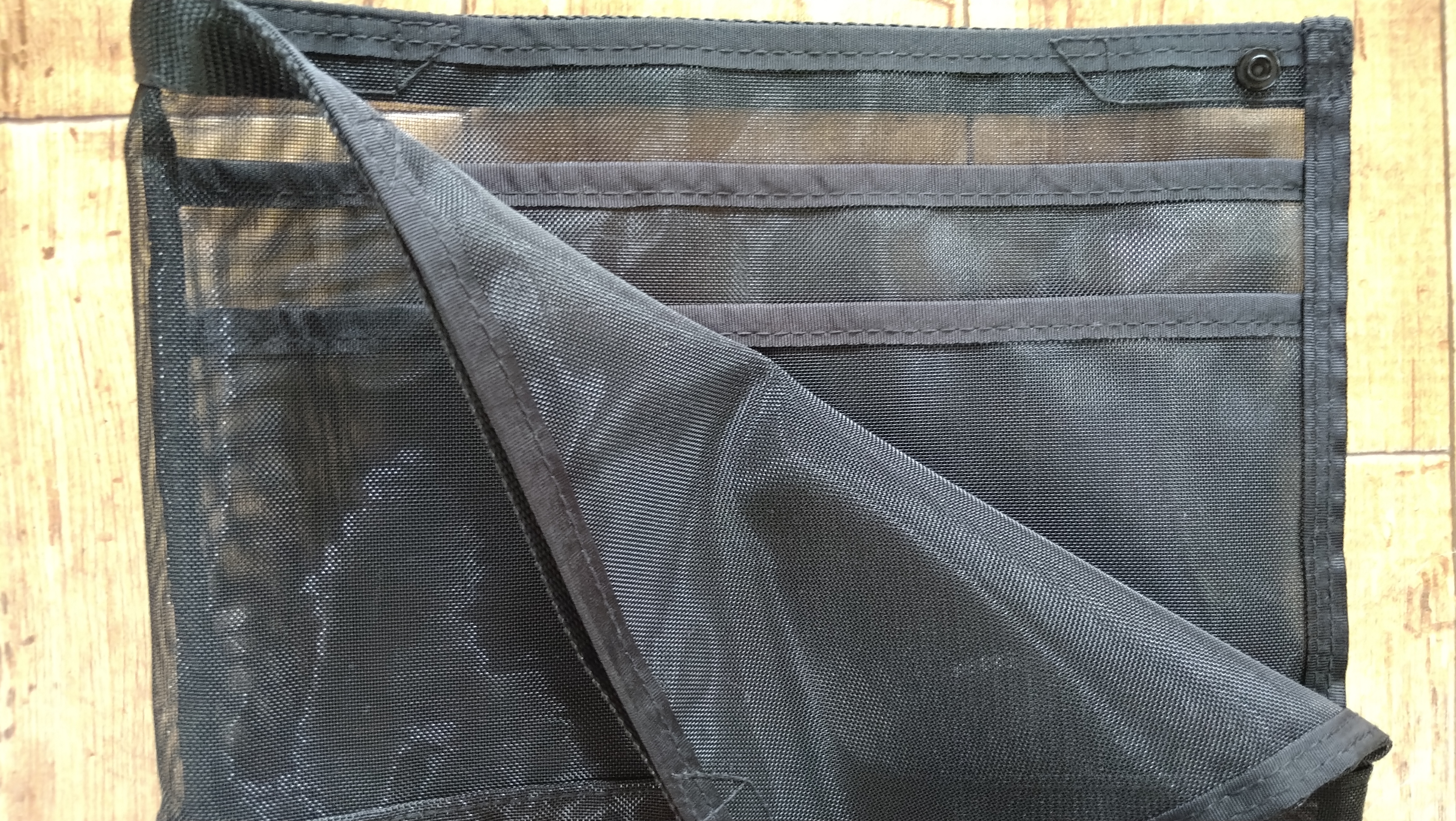 無印良品 ナイロンメッシュバッグインバッグ 中・上部ポケット部