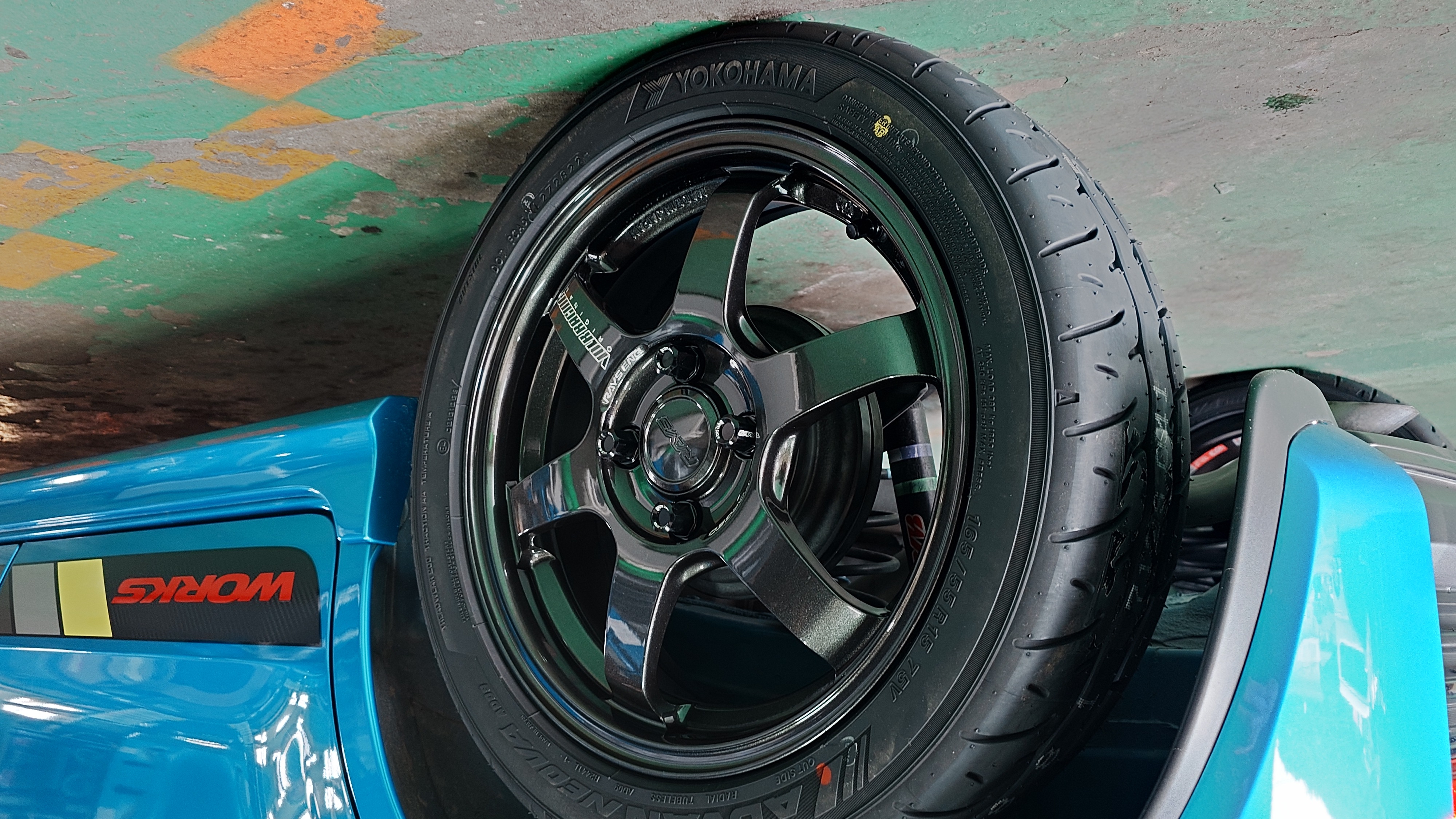 アルトワークス(HA36S) RAYS TE37+ADVAN NEOVA