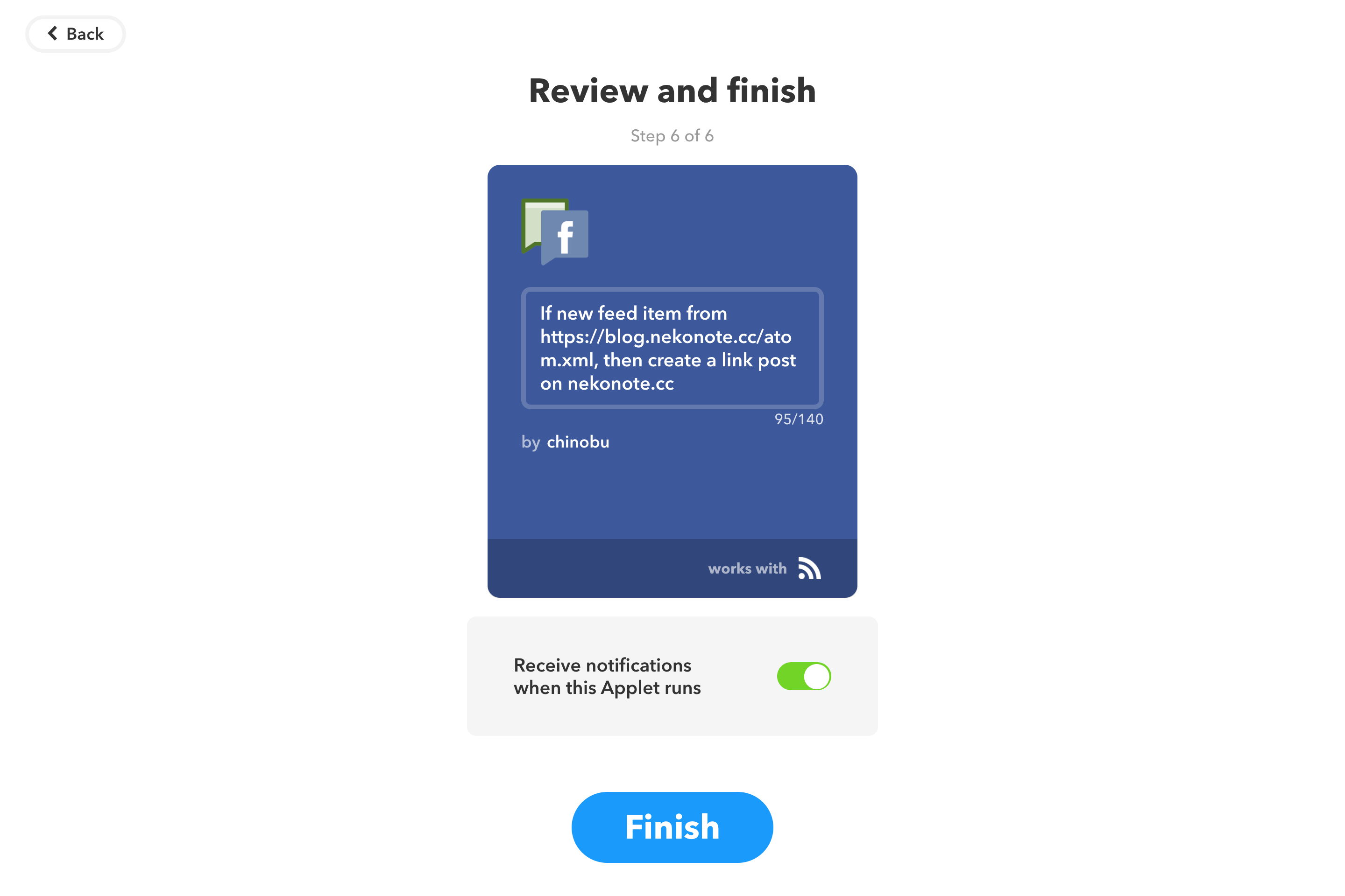 Review and finish